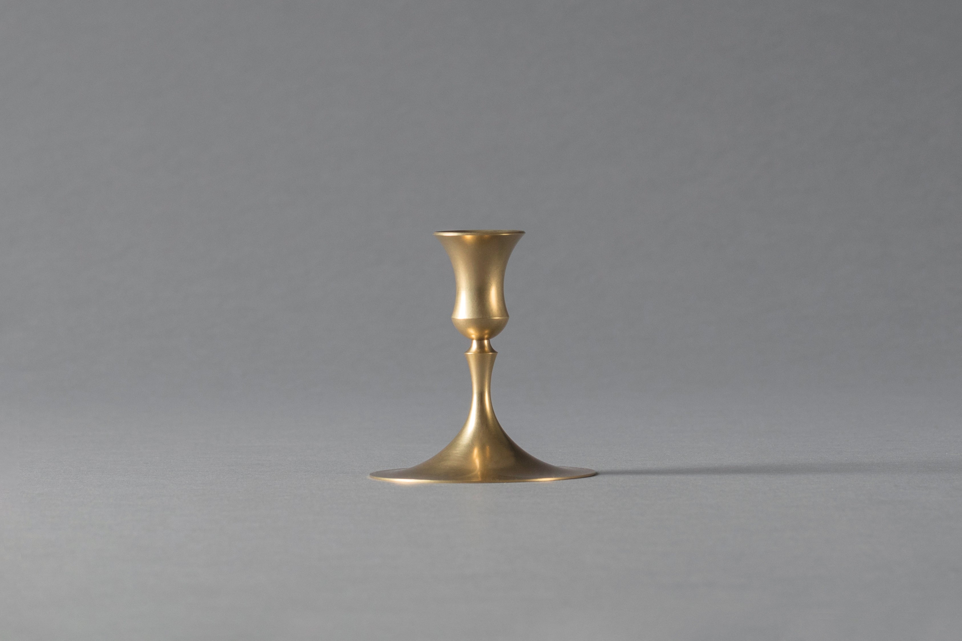 E. R. Butler & Co. Burnished Brass Candlestick