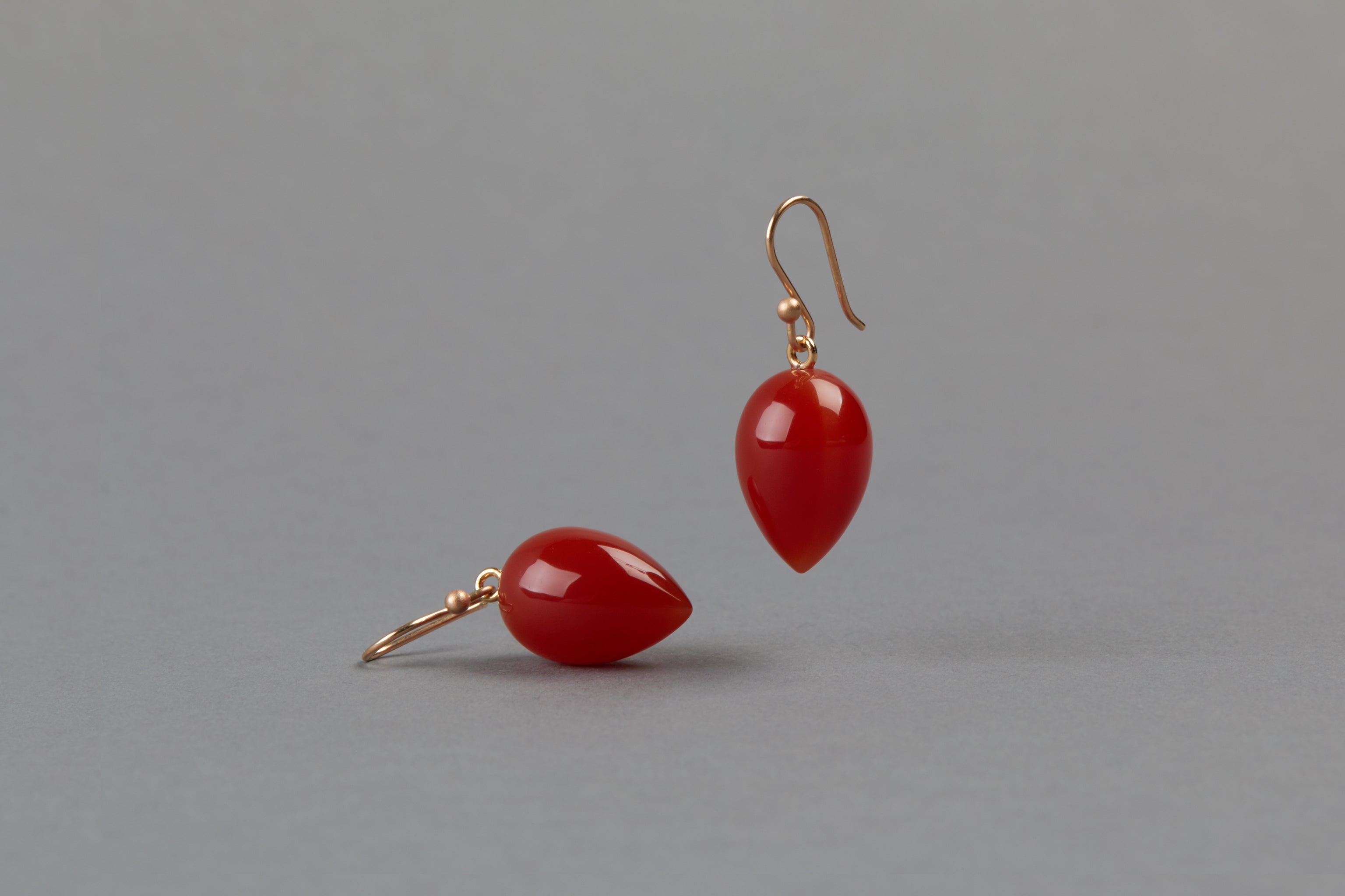 Acorn Earrings: Carnelian – E.R. Butler & Co